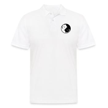 chat - Polo Homme - blanc - Devant - Kai (181cm)