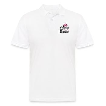 Kreuzfahrt - Männer Poloshirt - Weiß - Vorne - Kai (181cm)