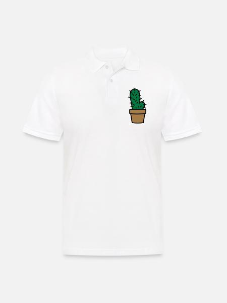Cactus cactus penis - Men's Polo Shirt - white
