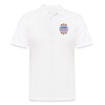BONNE FÊTE. FÊTE DES MÈRES. FÊTE DES PÈRES. FÊTE - Polo Homme - blanc - Devant - Kai (181cm)