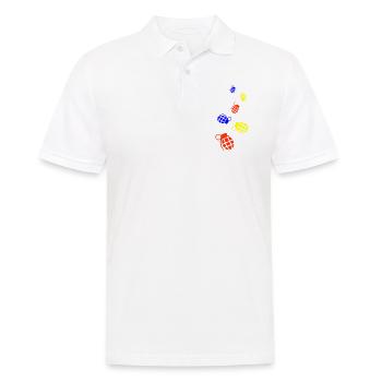Grenade weapon icon - Men's Polo Shirt - white - Front - Kai (181cm)