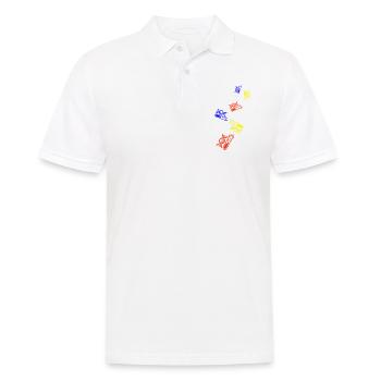 Chimie des éprouvettes - Polo Homme - blanc - Devant - Kai (181cm)