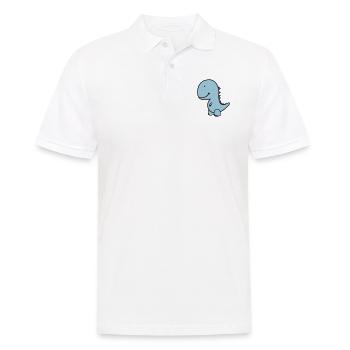 dino - Männer Poloshirt - Weiß - Vorne - Kai (181cm)
