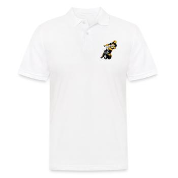 Speedway Racing - Männer Poloshirt - Weiß - Vorne - Kai (181cm)