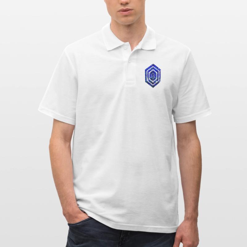 Codage géométrique du programmeur de programmation hexagonale Polo Homme