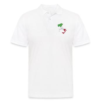 Italy map Cortona - Men's Polo Shirt - white - Front - Kai (181cm)