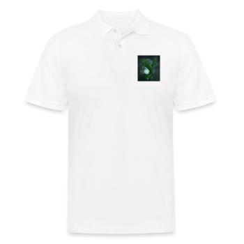 Sculpture abstraite - Polo Homme - blanc - Devant - Kai (181cm)