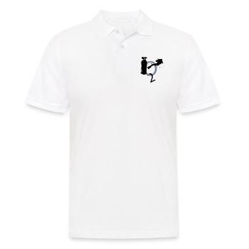 Diving - Männer Poloshirt - Weiß - Vorne - Kai (181cm)