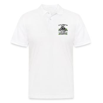Zum reisen topfit - Geschenk Reisende - Männer Poloshirt - Weiß - Vorne - Kai (181cm)