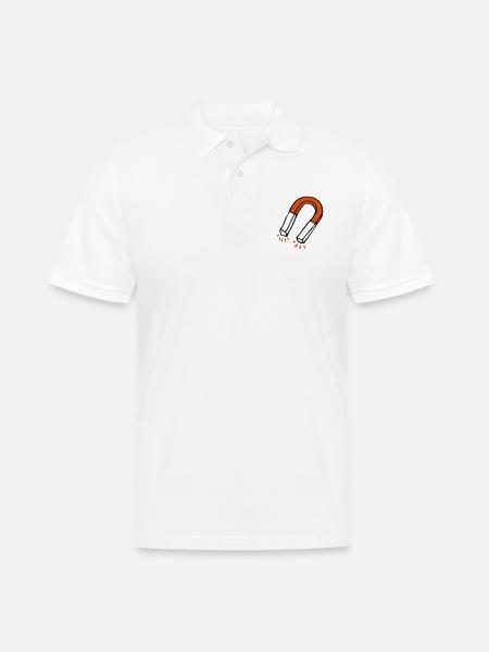 magnet 1 - Men's Polo Shirt - white