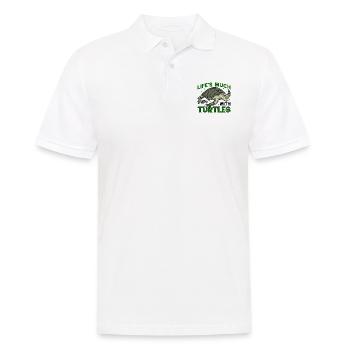 Amoureux des tortues Animal de compagnie - Polo Homme - blanc - Devant - Kai (181cm)