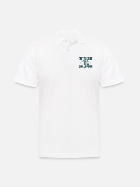 Car Driver | Gift Driver - Men's Polo Shirt - white