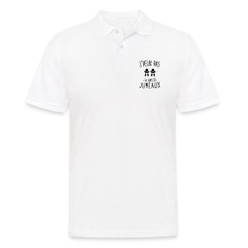 J'peux pas j'attends des jumeaux - Polo Homme - blanc - Devant - Kai (181cm)