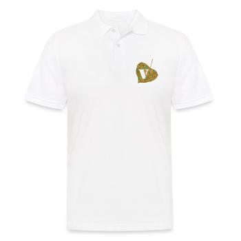 Sheet E 95 V - Men's Polo Shirt - white - Front - Kai (181cm)
