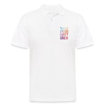 L’équipe de fête suisse dit la Suisse - Polo Homme - blanc - Devant - Kai (181cm)
