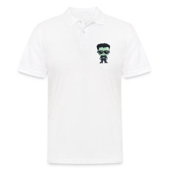 Zombie Halloween - Polo Homme - blanc - Devant - Kai (181cm)
