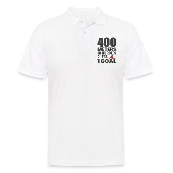 Haies Haies Hurdler Running Runner Athlètes - Polo Homme - blanc - Devant - Kai (181cm)
