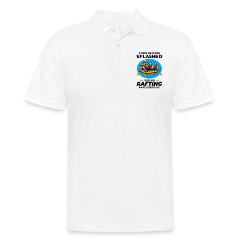 Rafting Team Floß Wildwasser Rafter Paddel Lustig - Männer Poloshirt - Weiß - Vorne - Kai (181cm)
