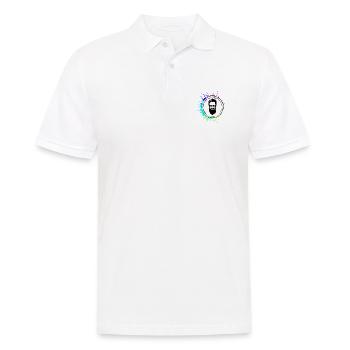 Gesicht bart symbol - Männer Poloshirt - Weiß - Vorne - Kai (181cm)
