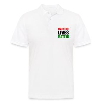 palestine lives matter - Männer Poloshirt - Weiß - Vorne - Kai (181cm)