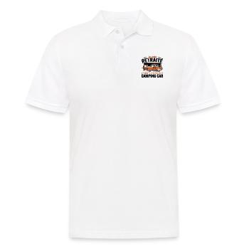 Je Suis Un Retraité Avec Un Camping Car - Polo Homme - blanc - Devant - Kai (181cm)
