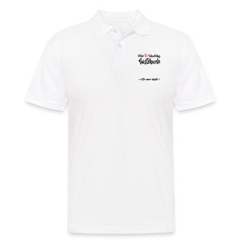 Ladies 40th Birthday 40 Years Party Guest Book - Männer Poloshirt - Weiß - Vorne - Kai (181cm)