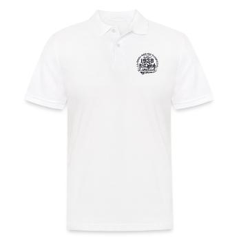 Vintage 1938 All Original Pieces Retro Gift - Men's Polo Shirt - white - Front - Kai (181cm)