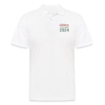 Légendaire Depuis Janvier 2024 Anniversaire - Polo Homme - blanc - Devant - Kai (181cm)