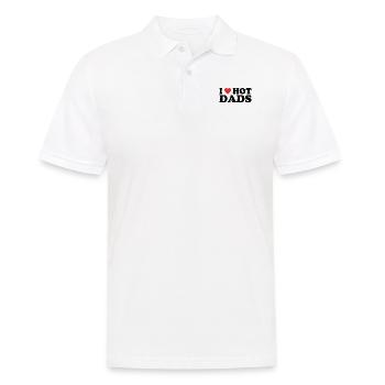 L’amour de papa chaud - Polo Homme - blanc - Devant - Kai (181cm)
