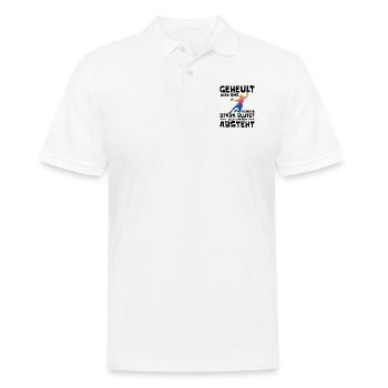 Blutiges Handballspiel - Männer Poloshirt - Weiß - Vorne - Kai (181cm)