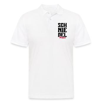 schniedelwutz penis lustig - Männer Poloshirt - Weiß - Vorne - Kai (181cm)