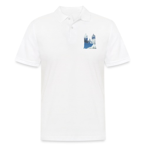 Lund Cathedral and sky - Men's Polo Shirt