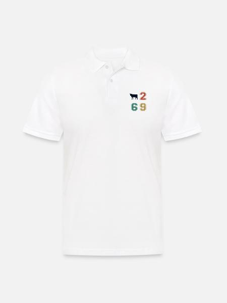 Vegan, 269, Friede, Rettung, Gleichheit - Männer Poloshirt - Weiß