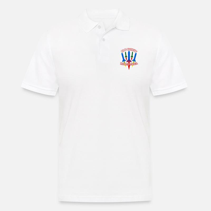 Rocket - Rocket Whisperer - Rocket Science - Men's Polo Shirt - white
