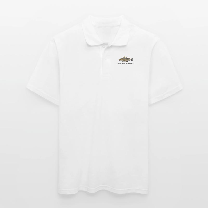 Cod cod Baltic leopard gift anglers Men's Polo Shirt