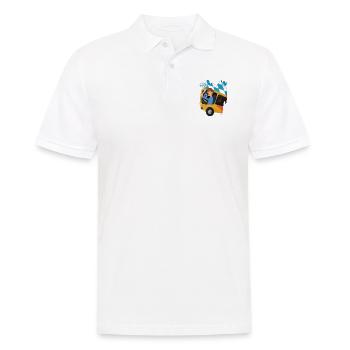 Busfahrer Bayern Schulbus Omnibus Geschenk - Männer Poloshirt - Weiß - Vorne - Kai (181cm)