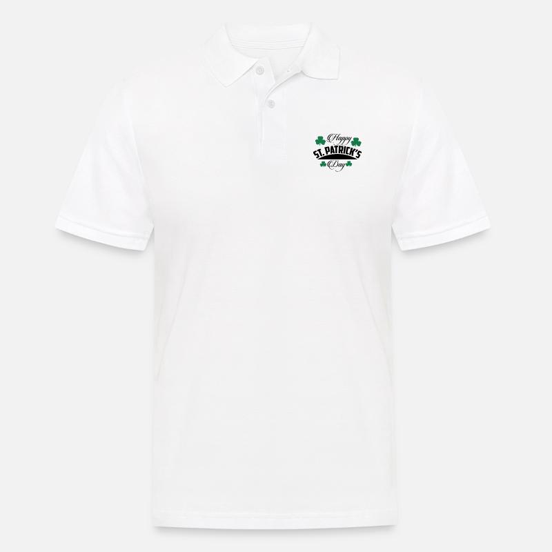 Joyeuse Saint Patrick - Polo Homme - blanc