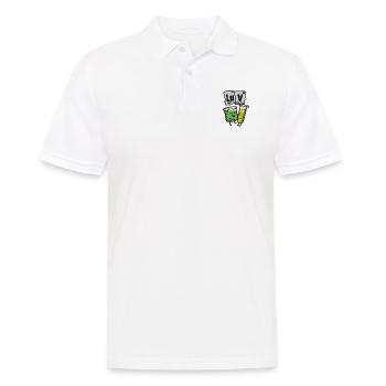 Chimie Amour Logo Éléments Tubes à essai Chimie - Polo Homme - blanc - Devant - Kai (181cm)