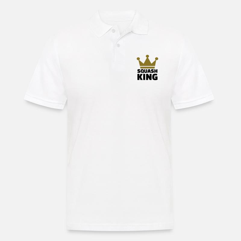 Squash - Männer Poloshirt - Weiß