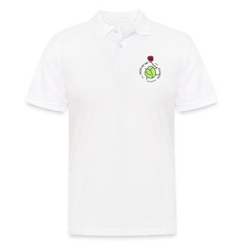 Rock and Roll - Männer Poloshirt - Weiß - Vorne - Kai (181cm)