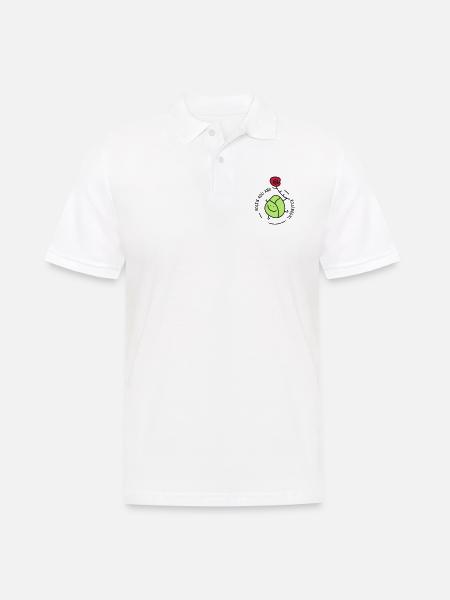 Rock and Roll - Männer Poloshirt - Weiß