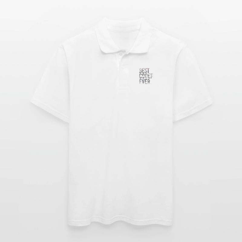 Best coder ever coding Men's Polo Shirt