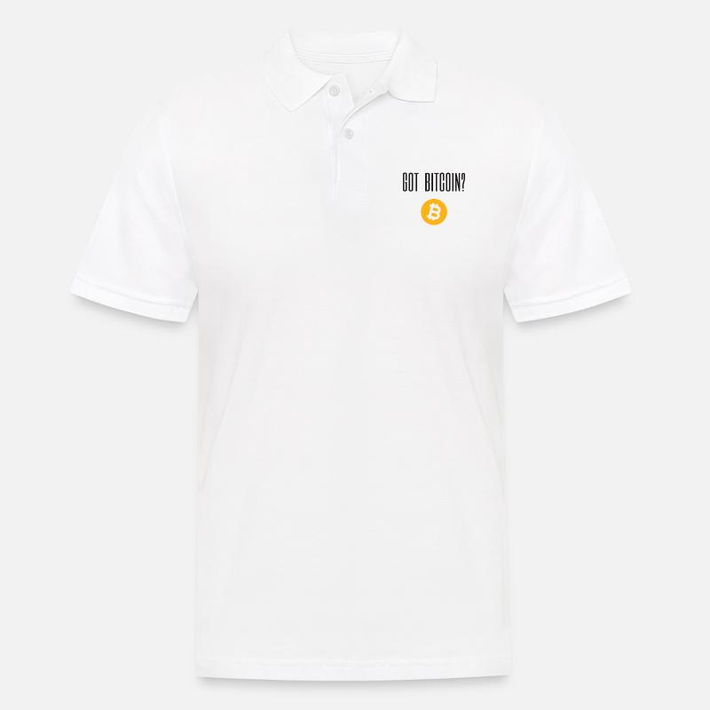 Got Bitcoin? - Männer Poloshirt - Weiß