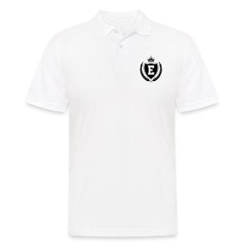 wappen E Krone - Männer Poloshirt - Weiß - Vorne - Kai (181cm)