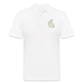 Butterfly tattoo - Men's Polo Shirt - white - Front - Kai (181cm)