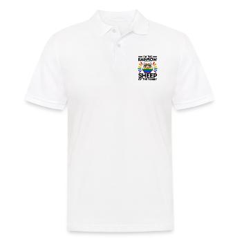 I'm The Rainbow Sheep In The Family Lesbian Love G - Männer Poloshirt - Weiß - Vorne - Kai (181cm)
