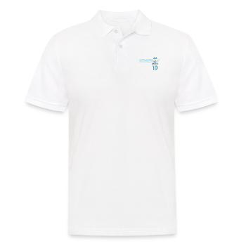 Argentinien Albiceleste Fußball Fan Trikot - Männer Poloshirt - Weiß - Vorne - Kai (181cm)
