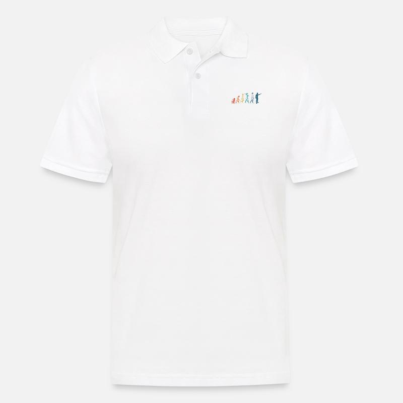 Funny Engineer Evolution Mechanical Engineering - Men's Polo Shirt - white