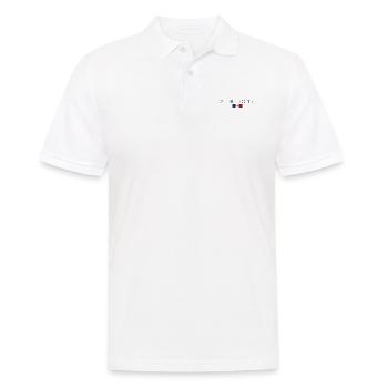 SAINT-TROPEZ FRANKREICH URLAUB SOMMER PARTY (b) - Männer Poloshirt - Weiß - Vorne - Kai (181cm)