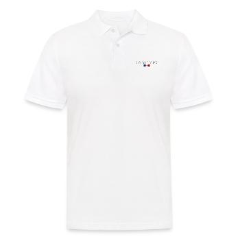 SAINT-MALO FRANKREICH URLAUB SOMMER PARTY (b) - Männer Poloshirt - Weiß - Vorne - Kai (181cm)